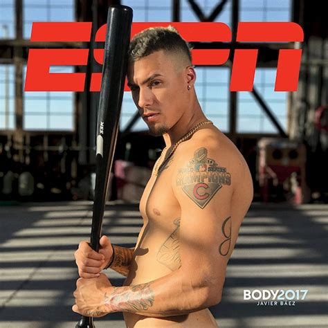 javier baez nude|Javier Baez flashes the cameras in ESPN Body Issue